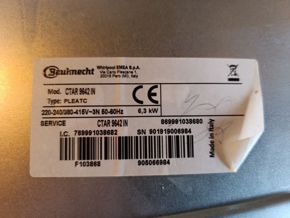 Płyta indukcyjna Bauknecht