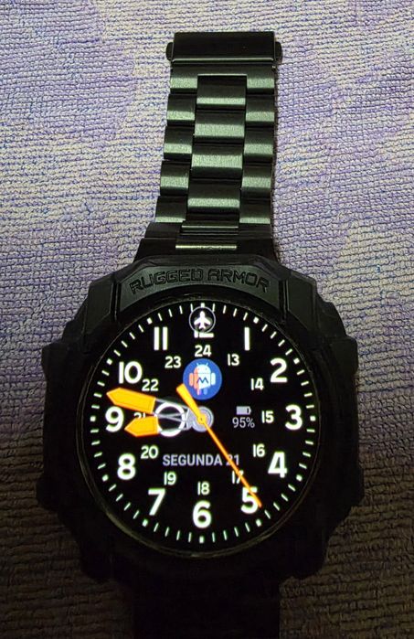 Galaxy watch ultra pulseira metal capa spigen  com pulseira incluída