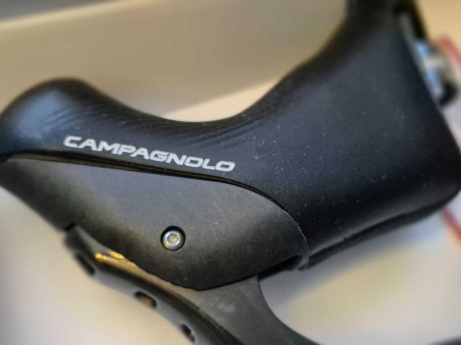 Campagnolo Super Record EPS 12x2 Klamkomanetka+zacisk lewa,NOWA