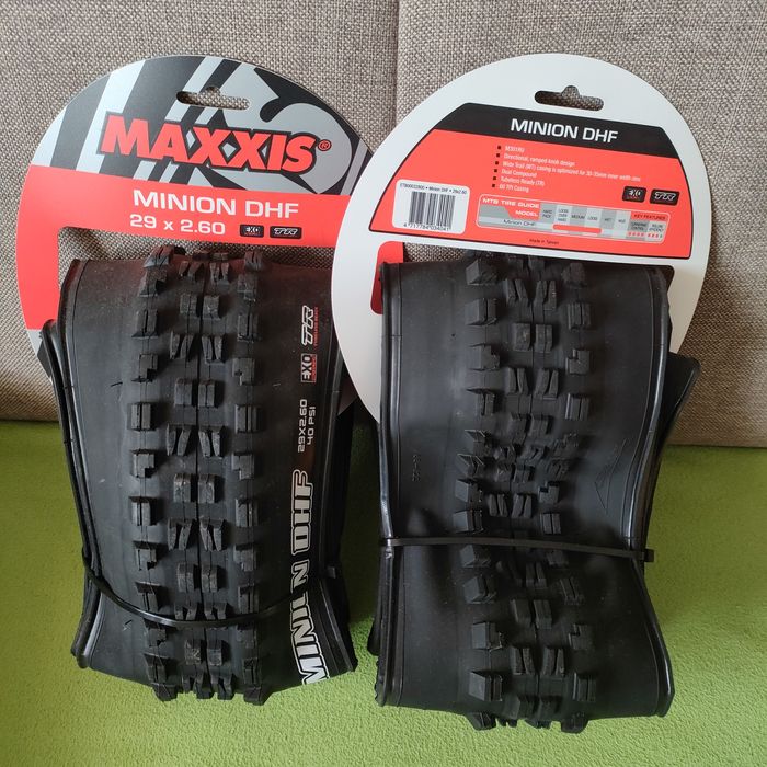 Maxxis Minion DHF 29x2.60 EXO TR nowy komplet okazja na prezent