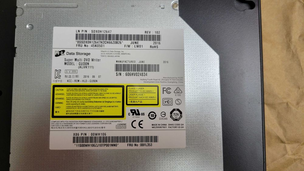 Lenovo зовнішній USB DVD-RW привід Lenovo ThinkCentre Tiny Super Multi