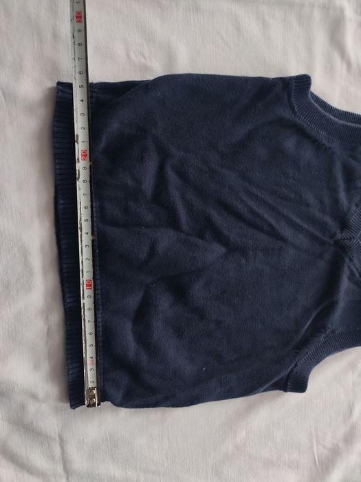 sweterek bezrękawnik ocieplacz granatowy rozmiar 98-104 H&M