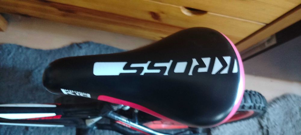 Rower dziecięcy czarny połysk Kross Leo 16"