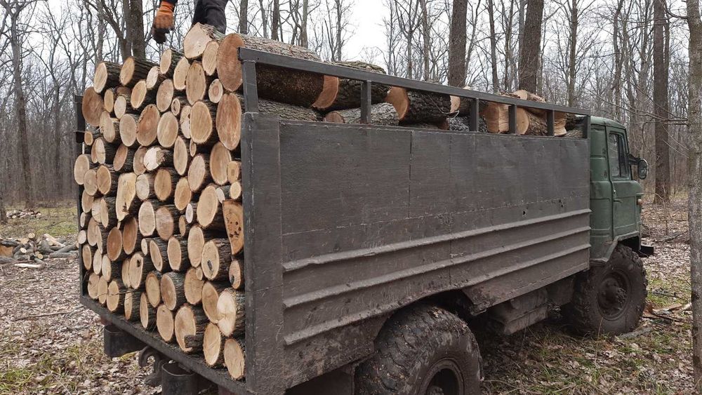 Дрова твёрдых пород.