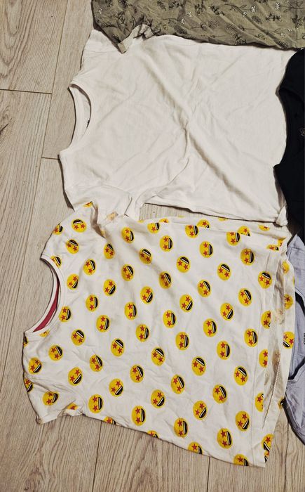 Paka koszulek r. 134 z krótkim rękawem  dla dziewczynki