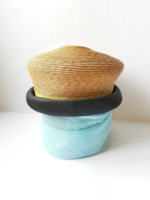 Стильний жіночий капелюх, Kenzo, Франція, солома, 55-56.