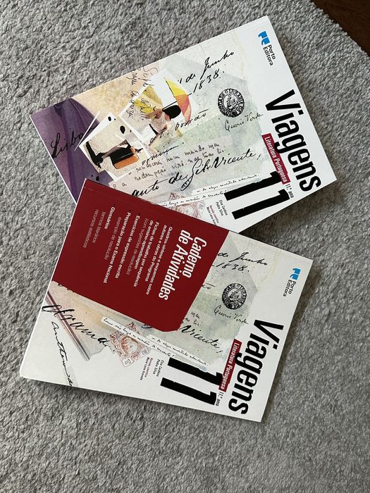 Manual e caderno atividades Literatura Portuguesa, 11.o ano