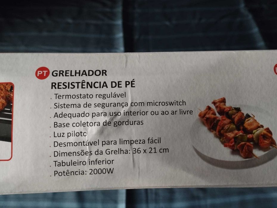Grelhador de Resistência BELTAX BBQ-3621 (NOVO)