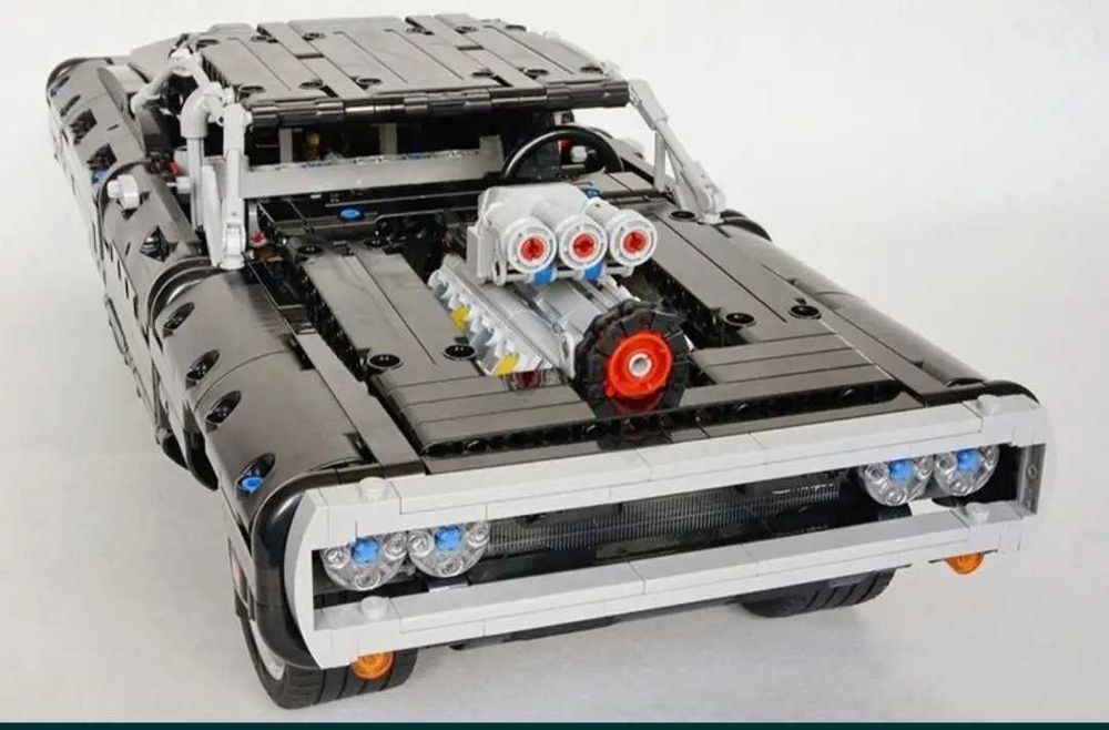 Конструктор чорний автомобіль Dodge, подібний до LEGO (КОД1029)
