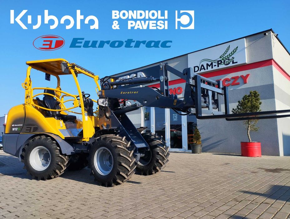 Nowa ładowarka EUROTRAC W12S i Silnik KUBOTA V1505 I 2026 I SUPER CENA