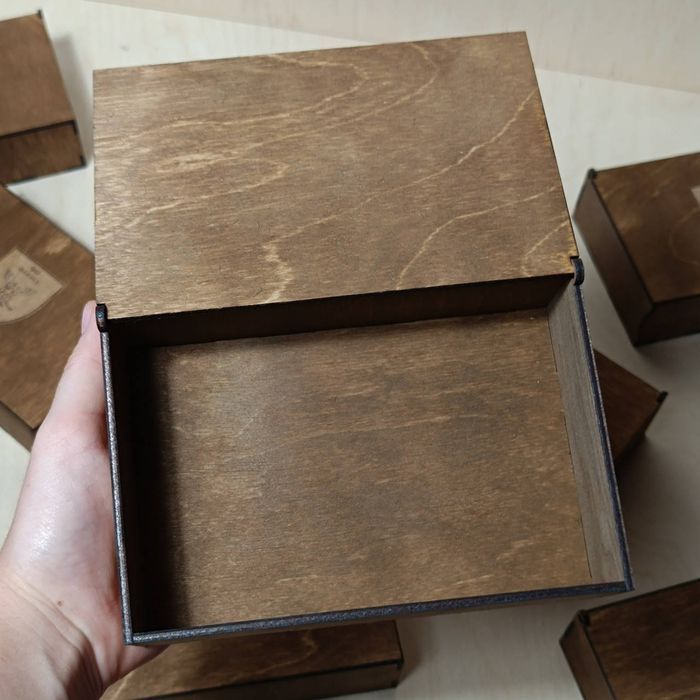 Деревянная подарочная коробка из фанеры, под любой размер