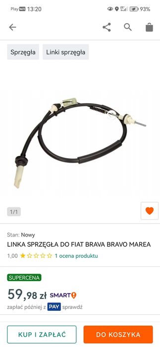 Linka od autka fiat