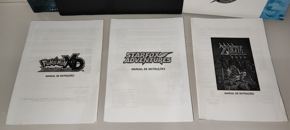 Vendo Manuais e Inserts de jogos das consolas Nintendo GameCube e Wii!