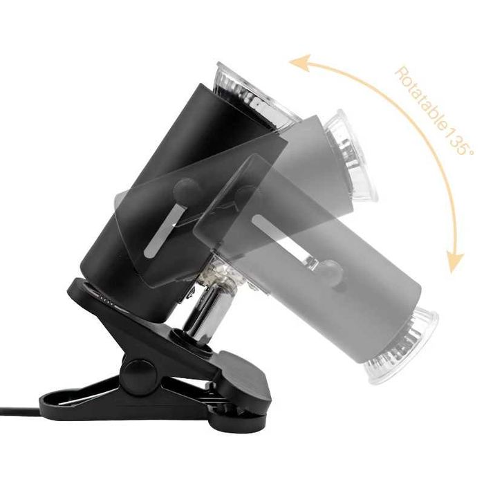 Conjunto de iluminação NOVO Suporte e lâmpada para Tartarugas Geckos