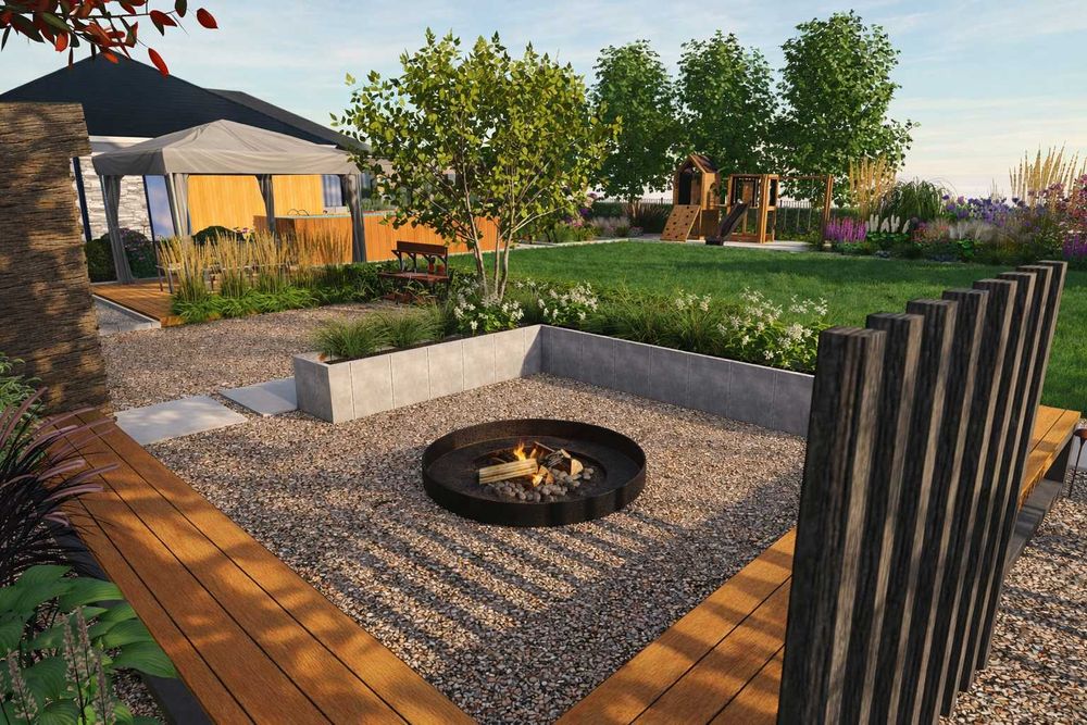 Projektowanie ogrodów - architekt krajobrazu - projekt ogrodu