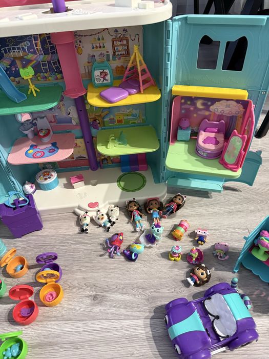 Koci domek gabi domek + akcesoria