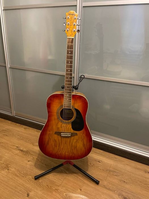 Акустическая гитара Hohner HW 420G-CS + стойка