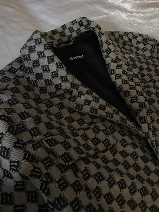 MISBHV jacquard monogram canvas trucker jacket куртка піджак
