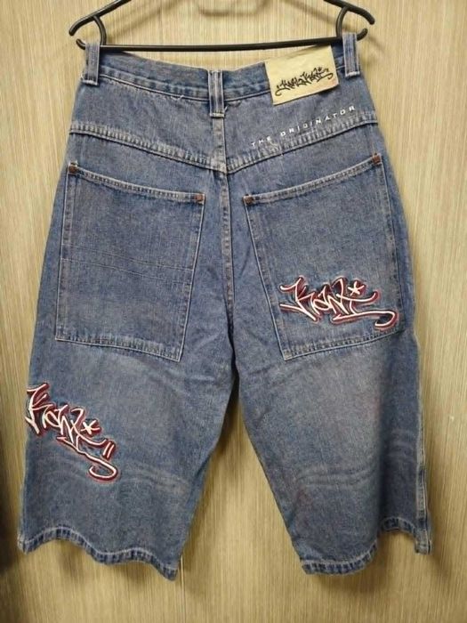 Spodnie, spodenki jeans roz. L/XL Karl Kani USA !!!