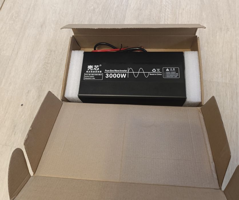 Інвертор KAIX 3000W SIN", перетворювач напруги 12V-220 V (Чистий сінус