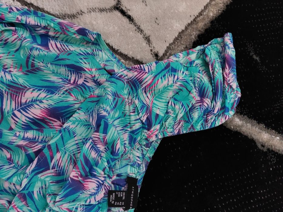 Macacão Azul Floral