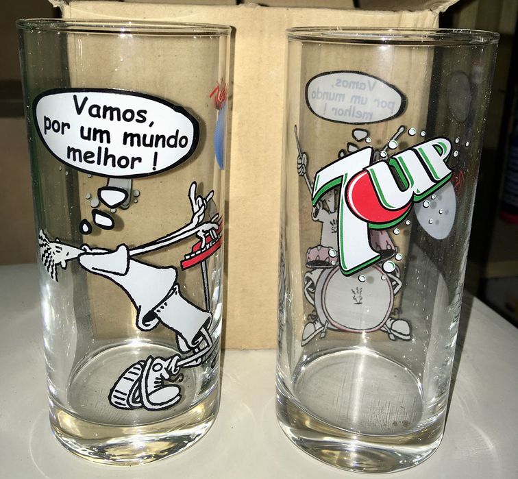 Copos vintage variados