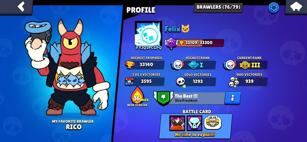 Акаунт в Bravl stars