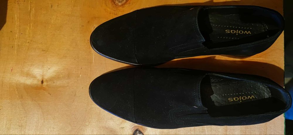 Półbuty zamszowe męskie 40!