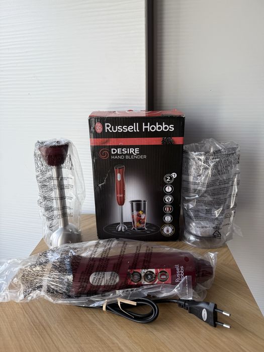 Blender ręczny Russell Hobbs Desire 500W – nowy, z pojemnikiem