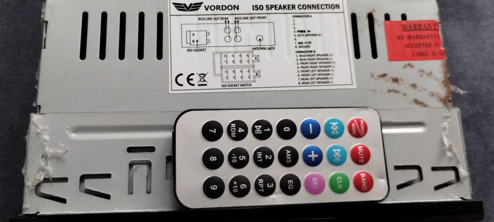 Radio BT SD USB z wzmacniaczem i pilotem