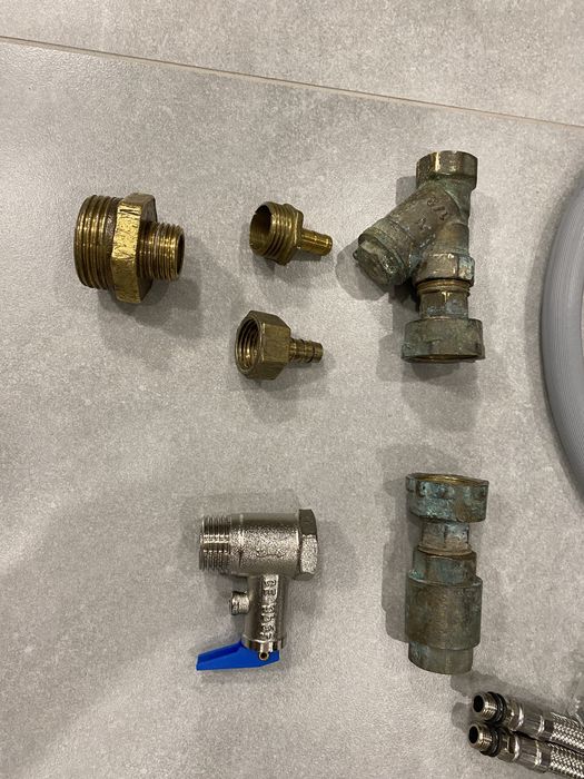 Шланг для с/м - для смесителя, фитинги, тройник, штуцер, переходник