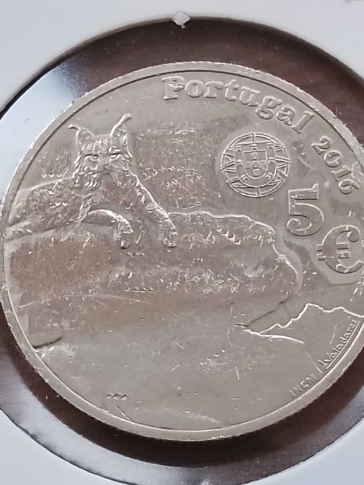 Moeda de 5€ de 2016 - Lince Ibérico