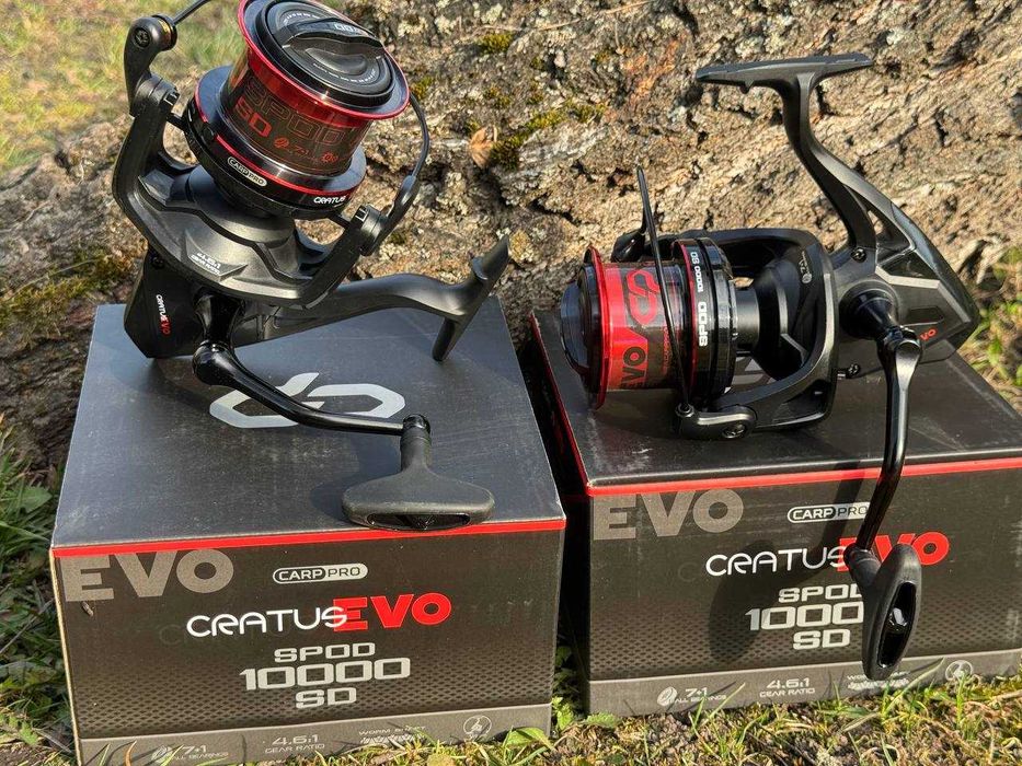 Карповая катушка/Котушка коропова Carp Pro Cratus Evo Spod 10000 SD-Спод, FS -байтранер, SDN- шв фрикціон