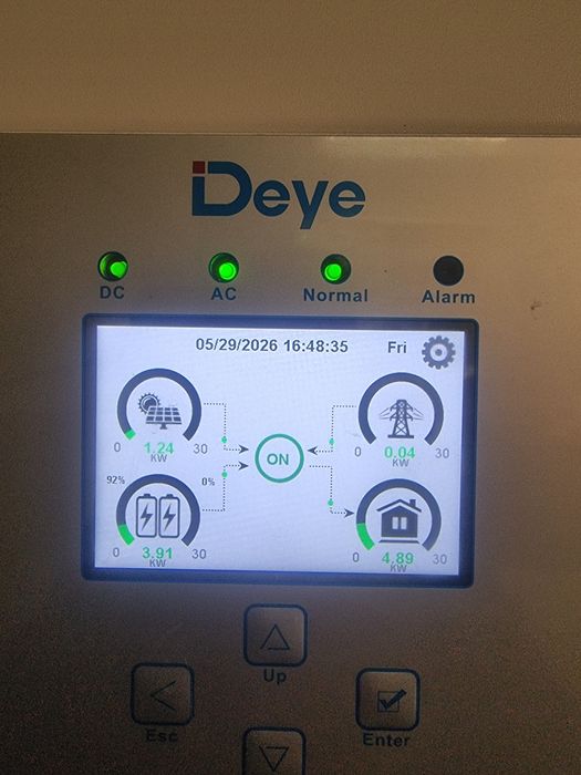 Система накопичення енергії Deye 30 кВт  + батарея  Tesla Lfp 60 кВт
