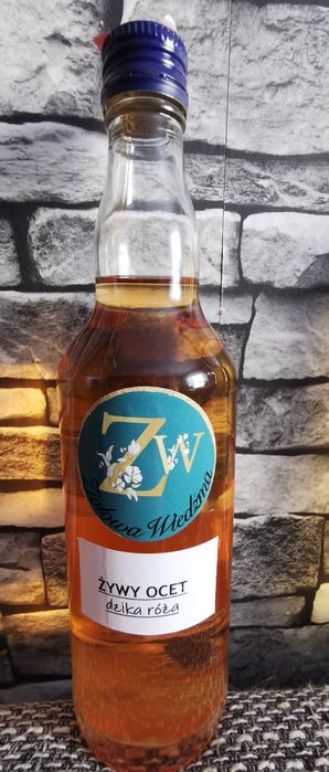 Żywy ocet niepasteryzowany 500ml naturalnie mętny