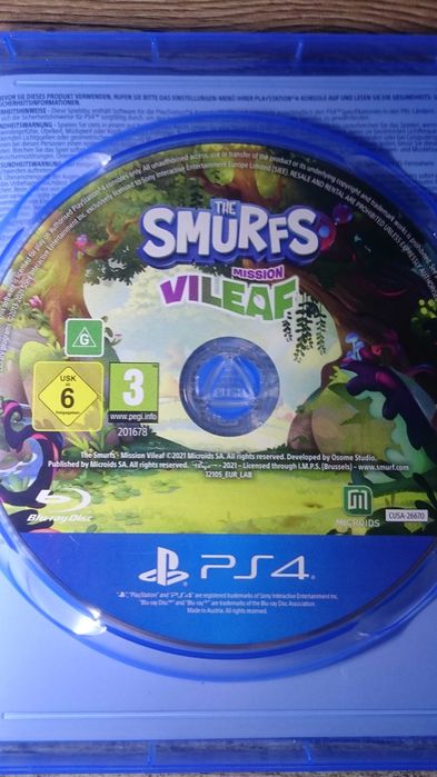 Smerfy misja złoliść POLSKA ps4 playstation 4 lego rayman minecraft