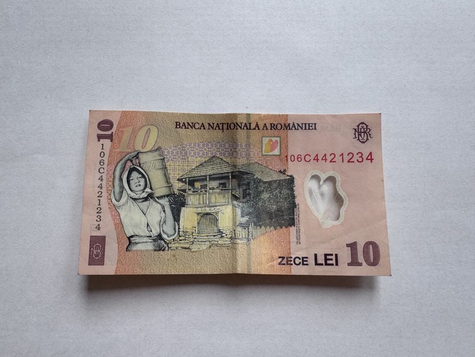 Lei 10 RON. Waluta Rumunii