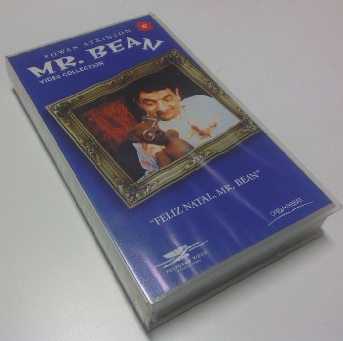 coleção vhs mr. bean bom estado pouco uso