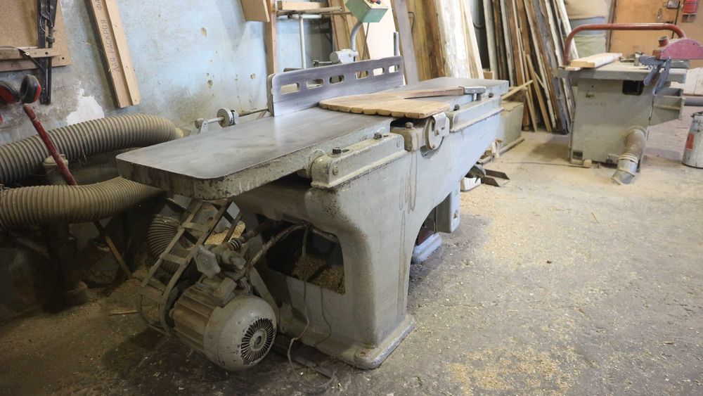 Станок фуговальный, строгальный СФ-4, литой, СССР