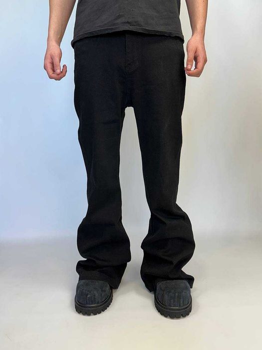 Rick Owens DRKSHDW клеш чорні джинси banana boot cut M штаны джинсы С