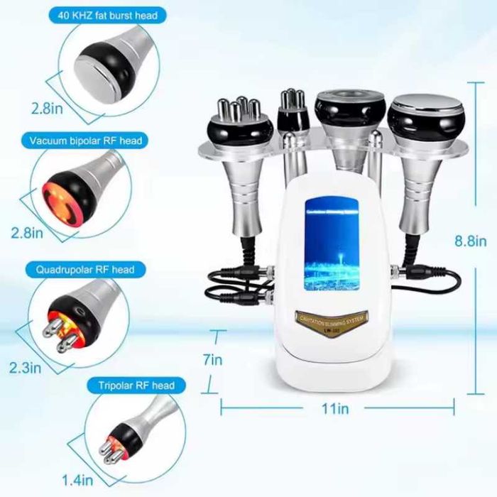 4 в1 Ультразвук-кавітаційний ,радіочастотний,вакуумний масажний апарат