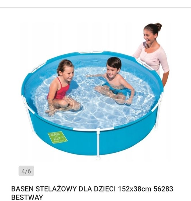 Basen stelażowy dla dzieci 152x38