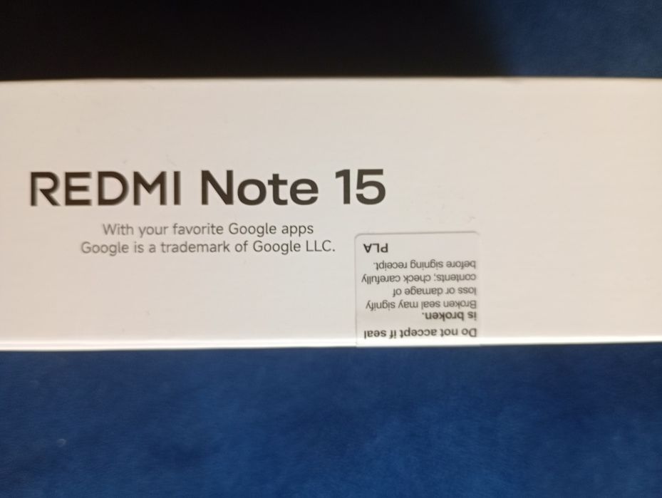Redmi Note 15 4G 8/256GB Niebieski