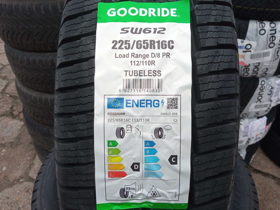 225/65R16C Goodride Zima 1szt Komplet Para Montaż Gratis N1648