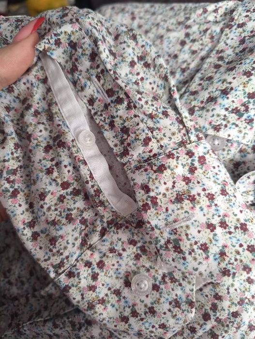 Koszula premium w kwiaty biznesowa