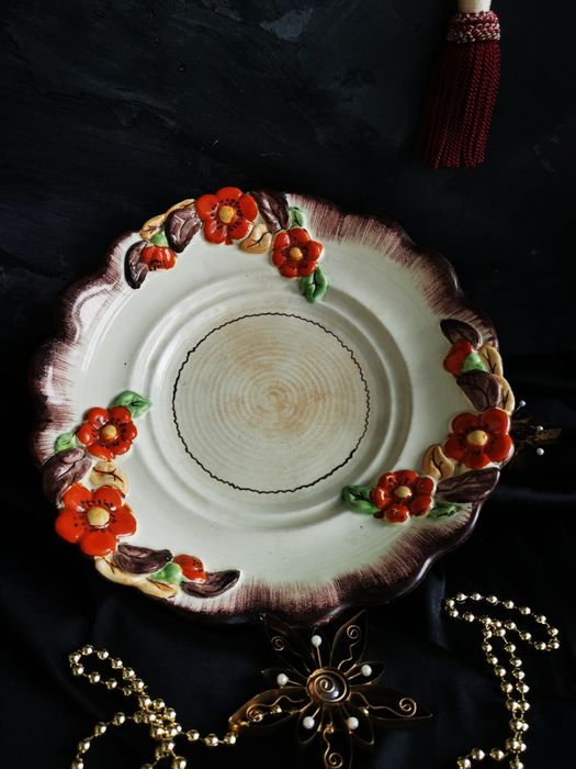 Duża patera Villeroy&Boch,  secesja,  Art Deco, antyk,  porcelana