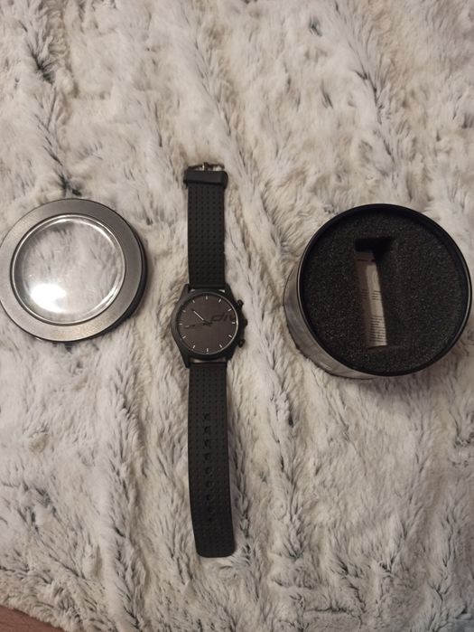 Nowy Zegarek Diverse Karman Czarny z paskiem silikonowym