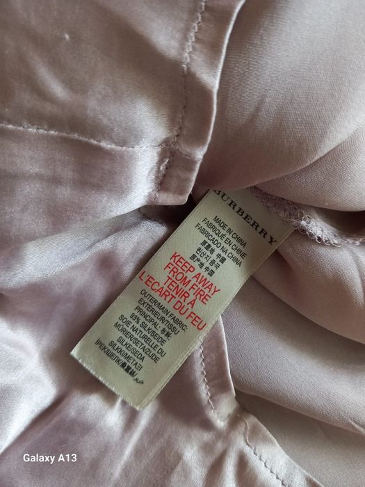 Burberry spodenki krótkie damskie s jedwab