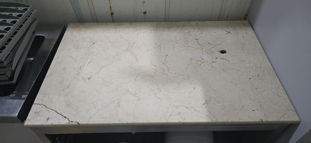 Bancada inox com granito