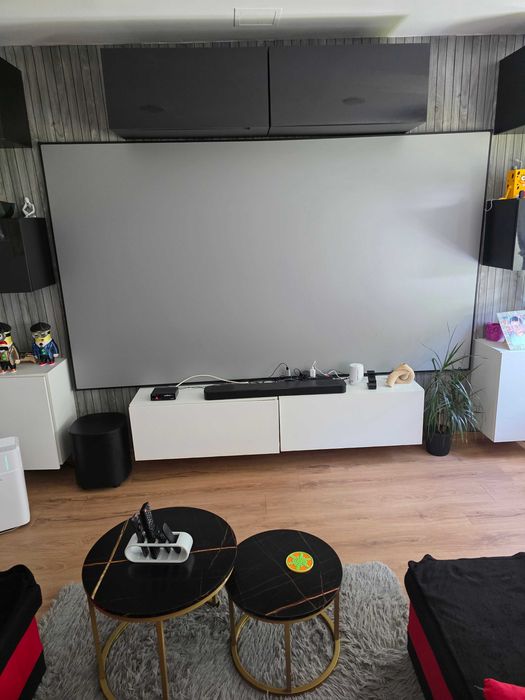 Projektor laserowy DLP 4K z ekranem ALR 120cali